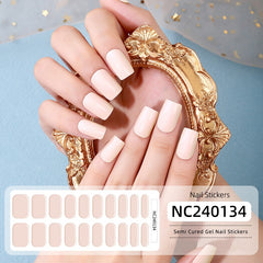 240134-Beige - Half Baked Nail Stickers