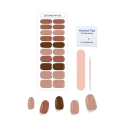 MY026-Silky Chocolate UV Gel Nail Art Stickers